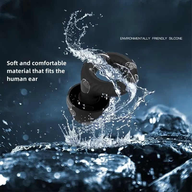Noise-Cancelling Silicone Earplugs for Deep Sleep or Focus β Soundproof Comfort for Deep Rest & Focus