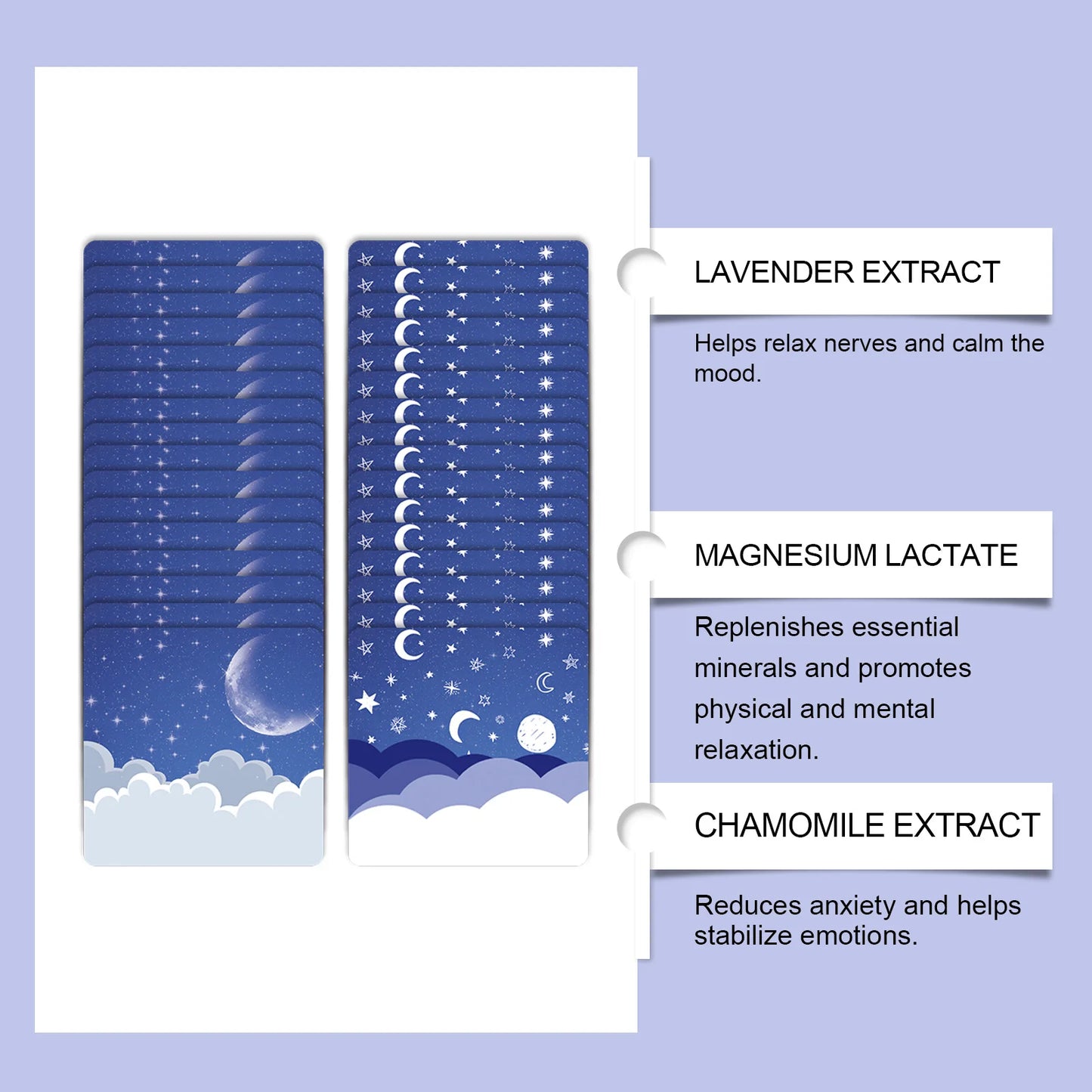 Magnesium Sleep Patches with Lavender β Stress & Anxiety Relief for Restful Night Recovery
