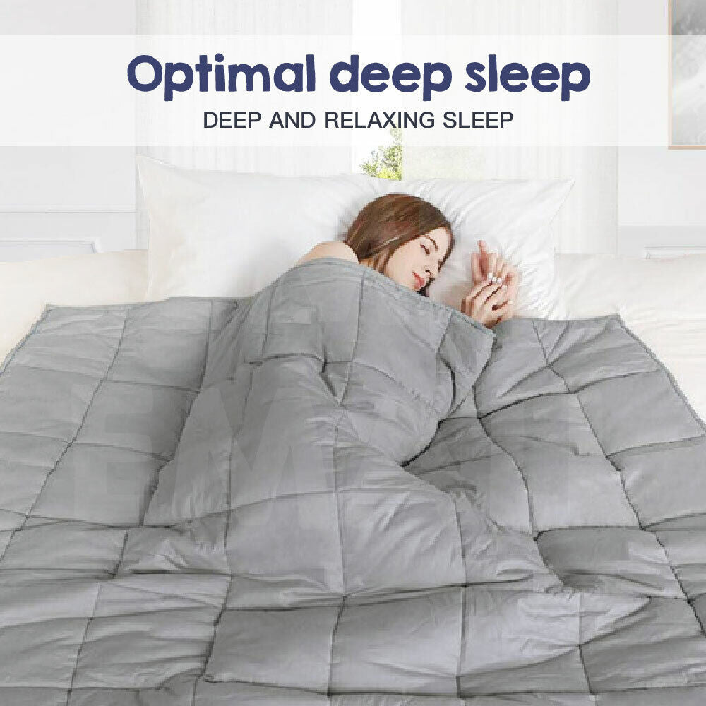 Weighted Blanket β Gravity Therapy Quilt for Deep Rest, Stress Relief & Peak Recovery (2.2β9kg Options)