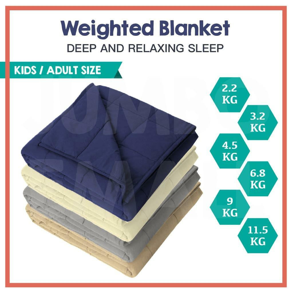 Weighted Blanket β Gravity Therapy Quilt for Deep Rest, Stress Relief & Peak Recovery (2.2β9kg Options)