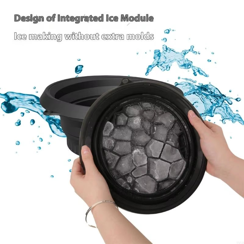 Portable Ice Bath Bowl (Foldable Face Ice Bath) β Cold Therapy for Stress Relief, Mental Focus & Flow State Recovery