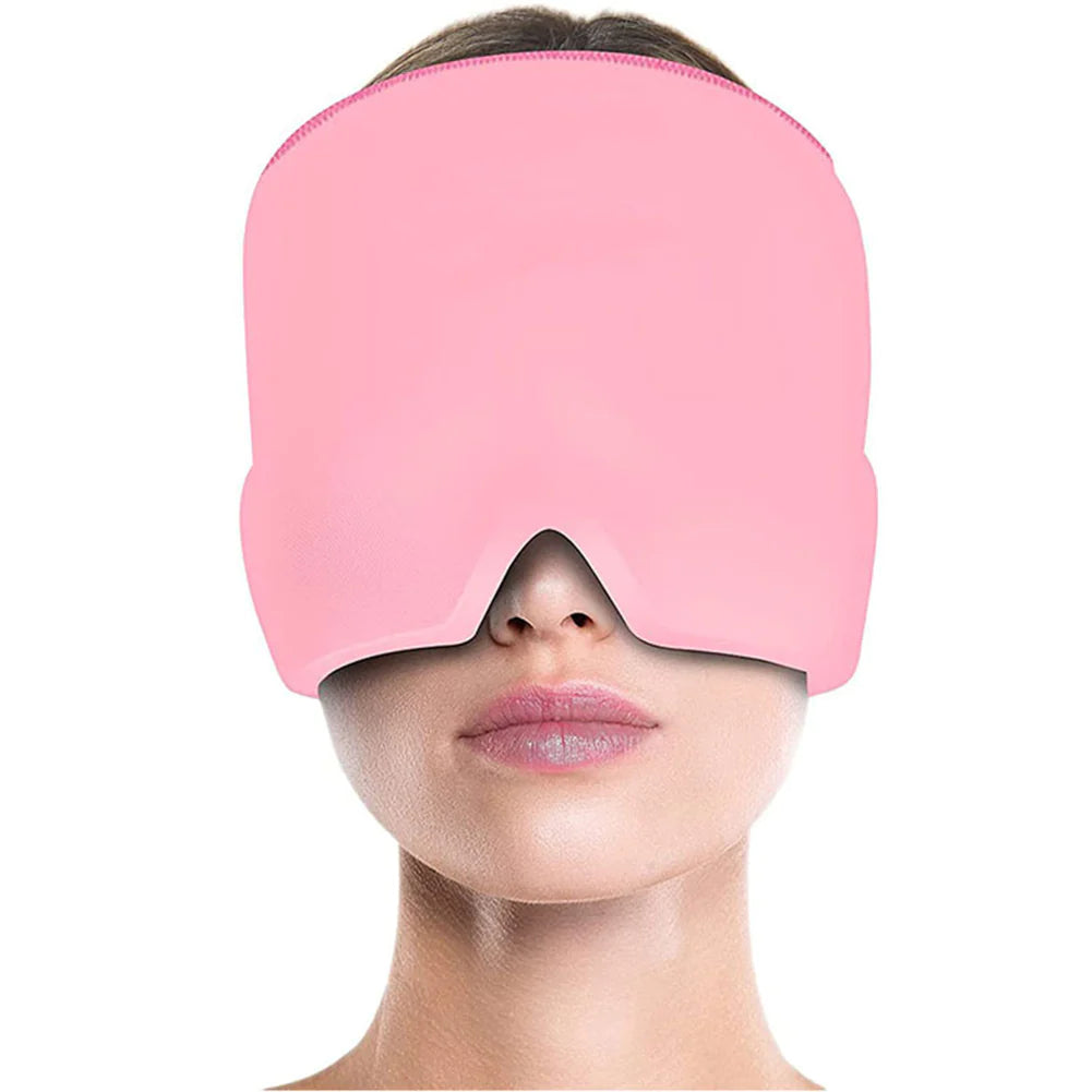 old Therapy Headache & Stress Relief Cap β Wearable Gel Ice Wrap for Migraine, Sinus & Neck Tension