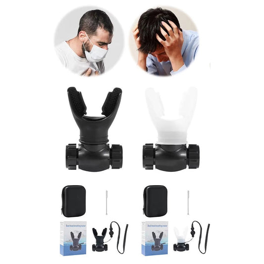 Basic Breathing Trainer – Adjustable Portable Lung Exercise Device for Relaxation, Recovery & Daily Peak Performance