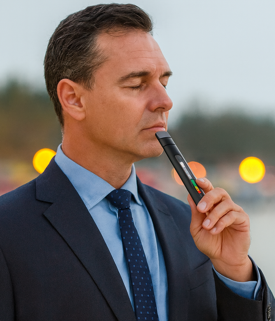 SMART Breathing Trainer ā Portable Breathwork Device with App Monitoring