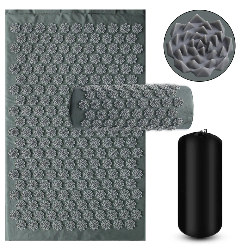 Premium Acupressure Mat & Pillow Set β Natural Stress & Recovery Tool