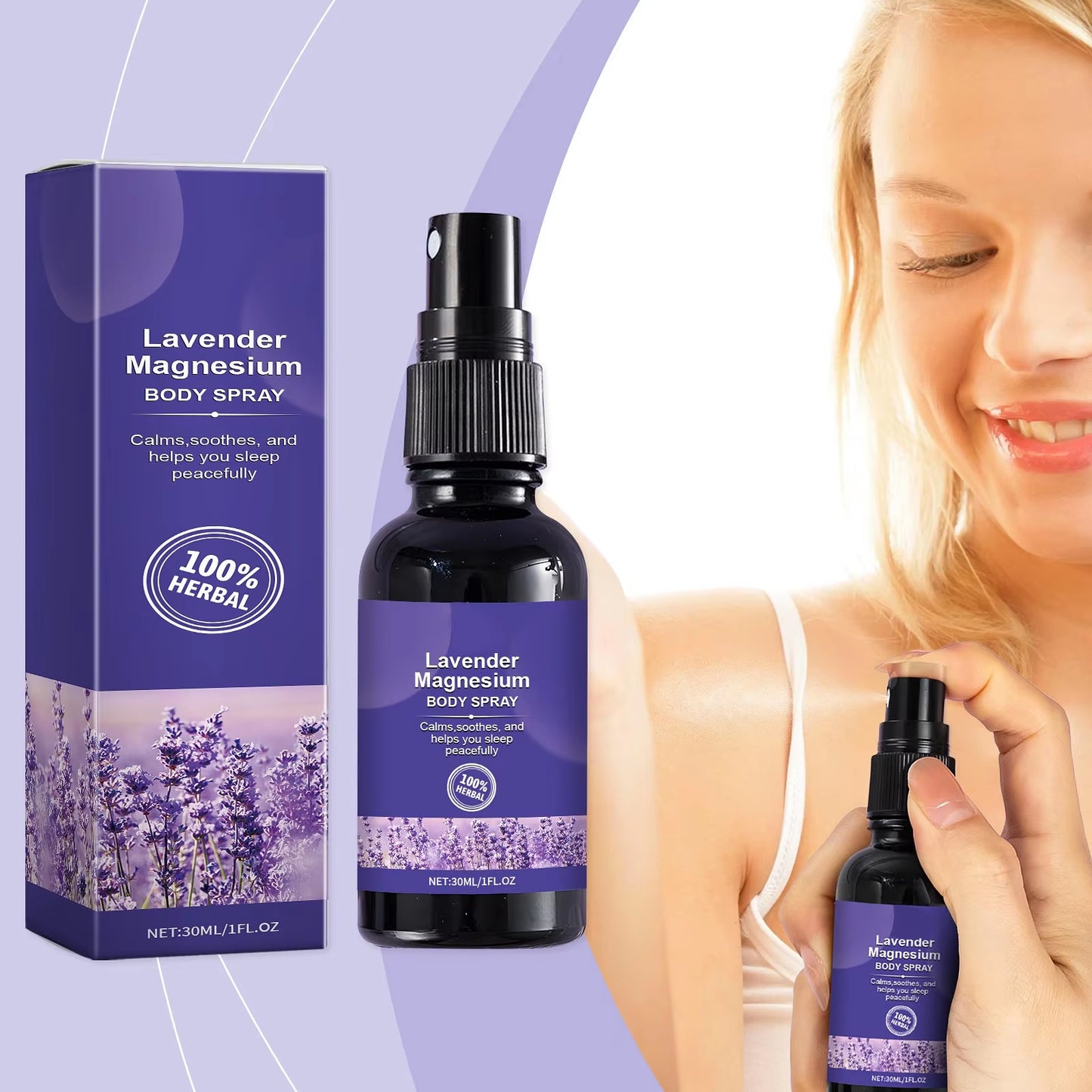 Lavender & Vanilla Sleep Pillow Spray β Aromatherapy Mist for Deep Rest & Relaxation (30ml)