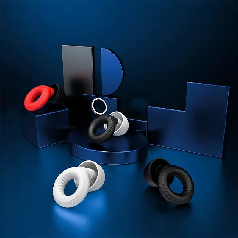 Noise-Cancelling Silicone Earplugs for Deep Sleep or Focus β Soundproof Comfort for Deep Rest & Focus