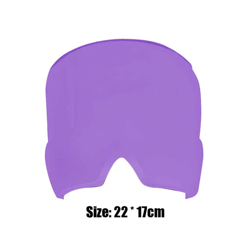 old Therapy Headache & Stress Relief Cap β Wearable Gel Ice Wrap for Migraine, Sinus & Neck Tension