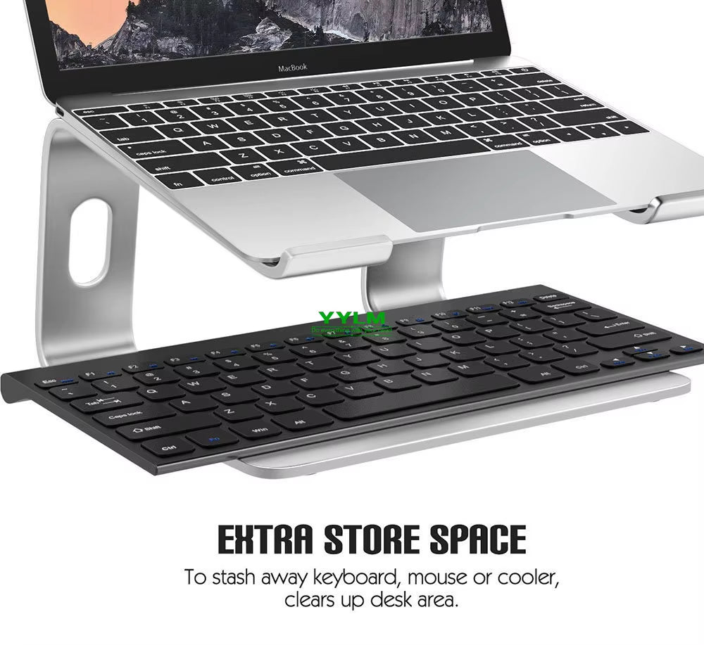 Ergonomic Laptop Stand β Portable & Aluminium Holder for MacBook & Notebooks Promoting Your Peak Performance