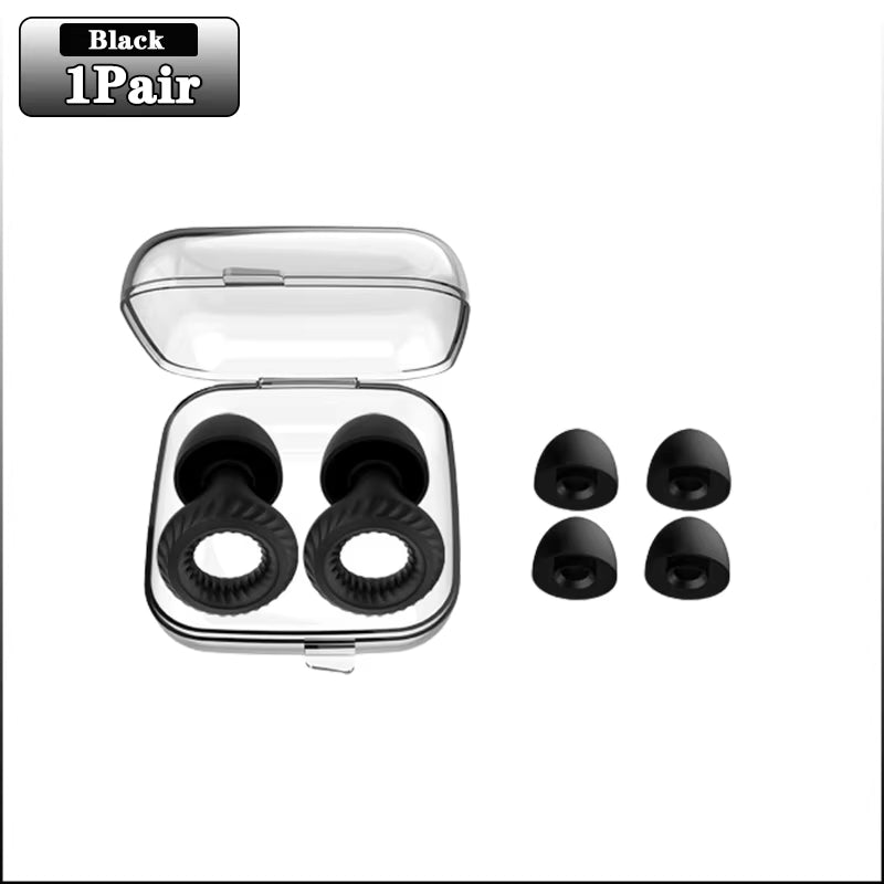 Noise-Cancelling Silicone Earplugs for Deep Sleep or Focus β Soundproof Comfort for Deep Rest & Focus