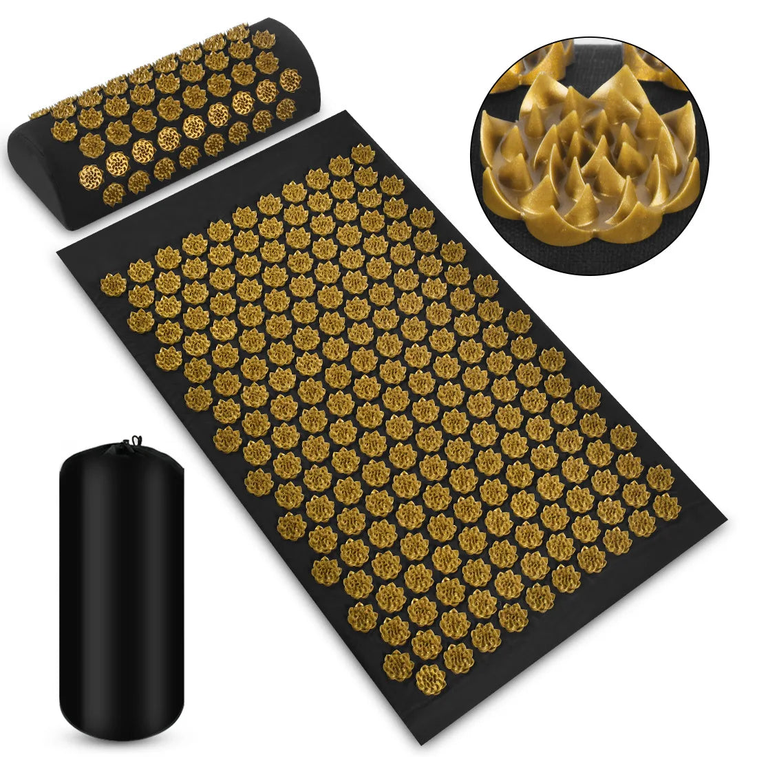 Premium Acupressure Mat & Pillow Set β Natural Stress & Recovery Tool