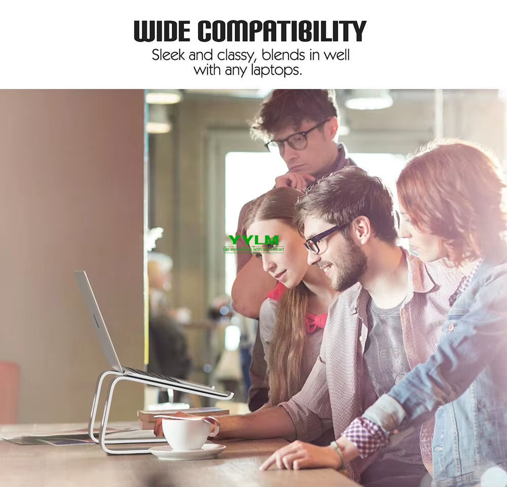 Ergonomic Laptop Stand β Portable & Aluminium Holder for MacBook & Notebooks Promoting Your Peak Performance