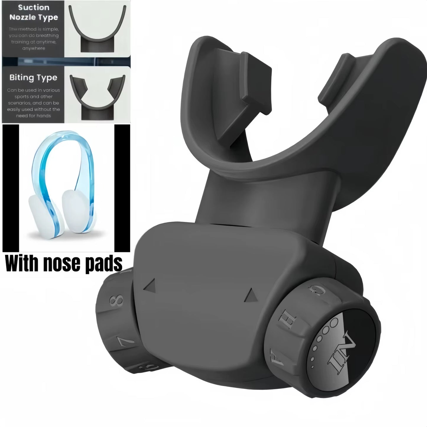 Premium Breathing Trainer β Portable Inhale & Exhale Device with Adjustable Resistance for Relaxation, Recovery & Peak Performance
