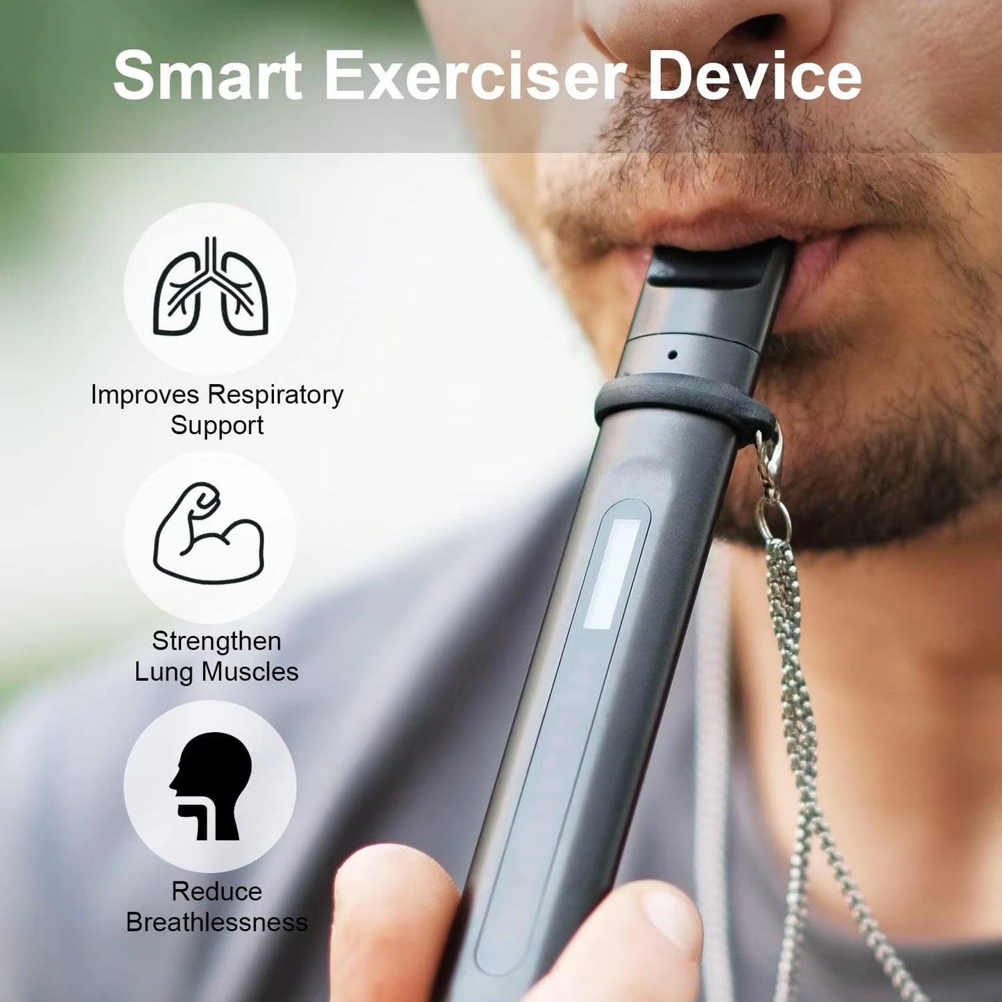 SMART Breathing Trainer ā Portable Breathwork Device with App Monitoring