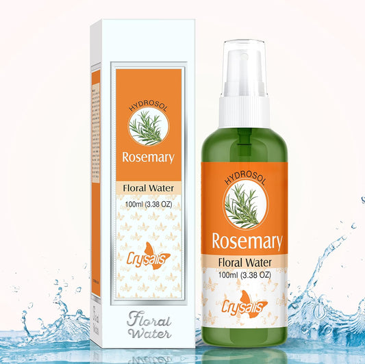 Rosemary Hydrosol Mist – Natural Cognitive Boost & Skin Rejuvenation Aromatic Spray (100ml)