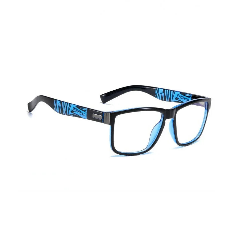 Square Blue Light Blocking Glasses – Classic Anti-Glare Eyewear for Executive Focus, Stress Relief & Sleep Support