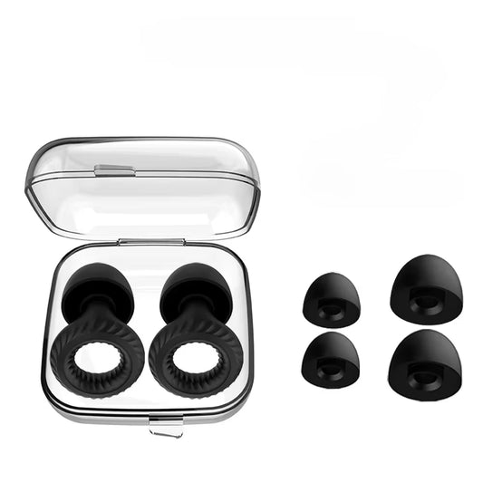 Noise-Cancelling Silicone Earplugs for Deep Sleep or Focus  – Soundproof Comfort for Deep Rest & Focus