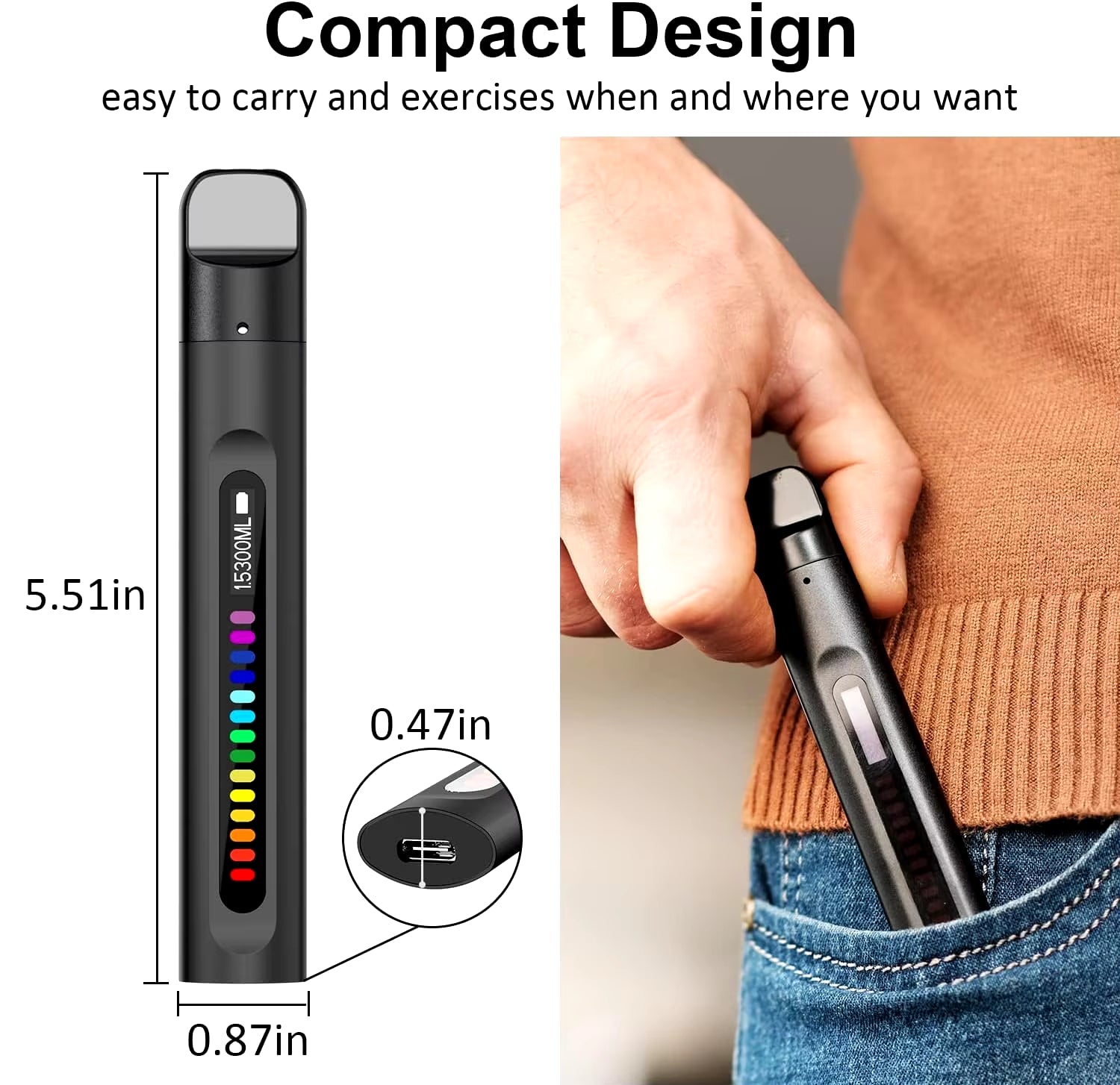 SMART Breathing Trainer – Portable Breathwork Device with App Monitoring