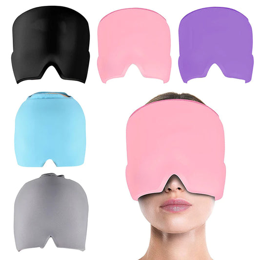 old Therapy Headache & Stress Relief Cap – Wearable Gel Ice Wrap for Migraine, Sinus & Neck Tension