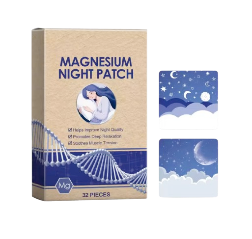 Magnesium Sleep Patches with Lavender – Stress & Anxiety Relief for Restful Night Recovery